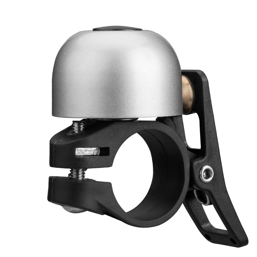 Timbre de bicicleta de acero inoxidable pequeño y portátil