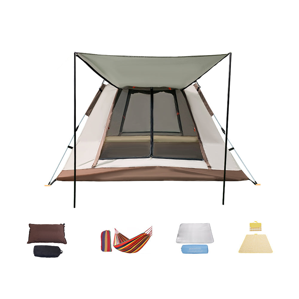 Bezior Camping Tent for Fishing Hiking Camping Fits for 2-4 Persons