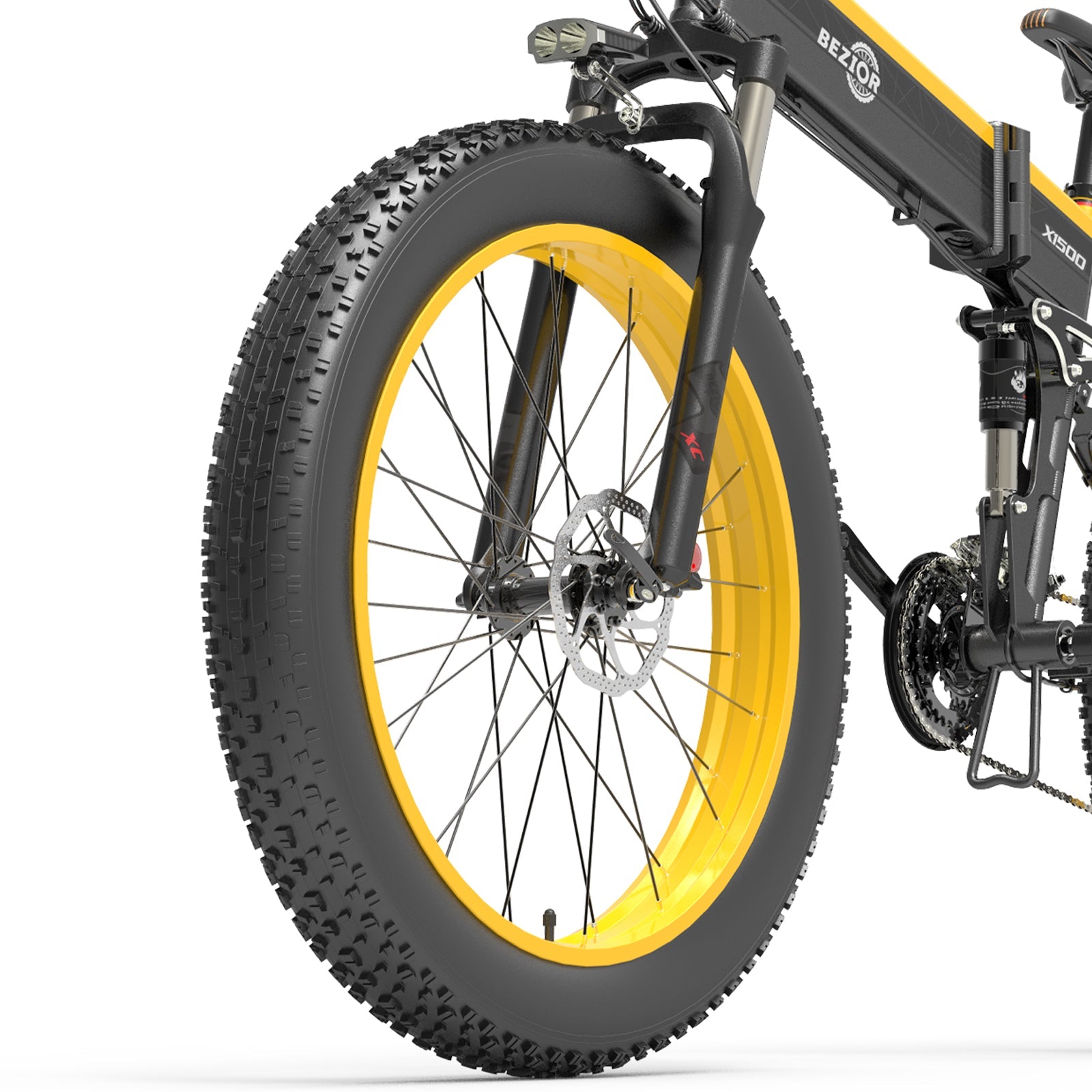 BEZIOR Ebike Wheels 26*4.0 inch Bike Inner Tubes 26*1.95 Presta Valve Bicycle Fat Tires