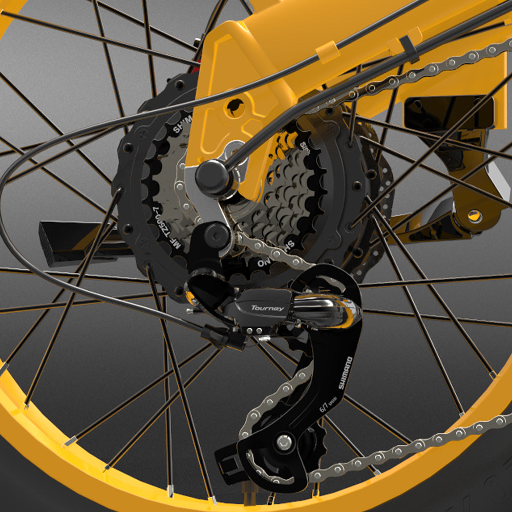 Engranajes de transmisión Bezior Shimano de 7 velocidades y 27 velocidades