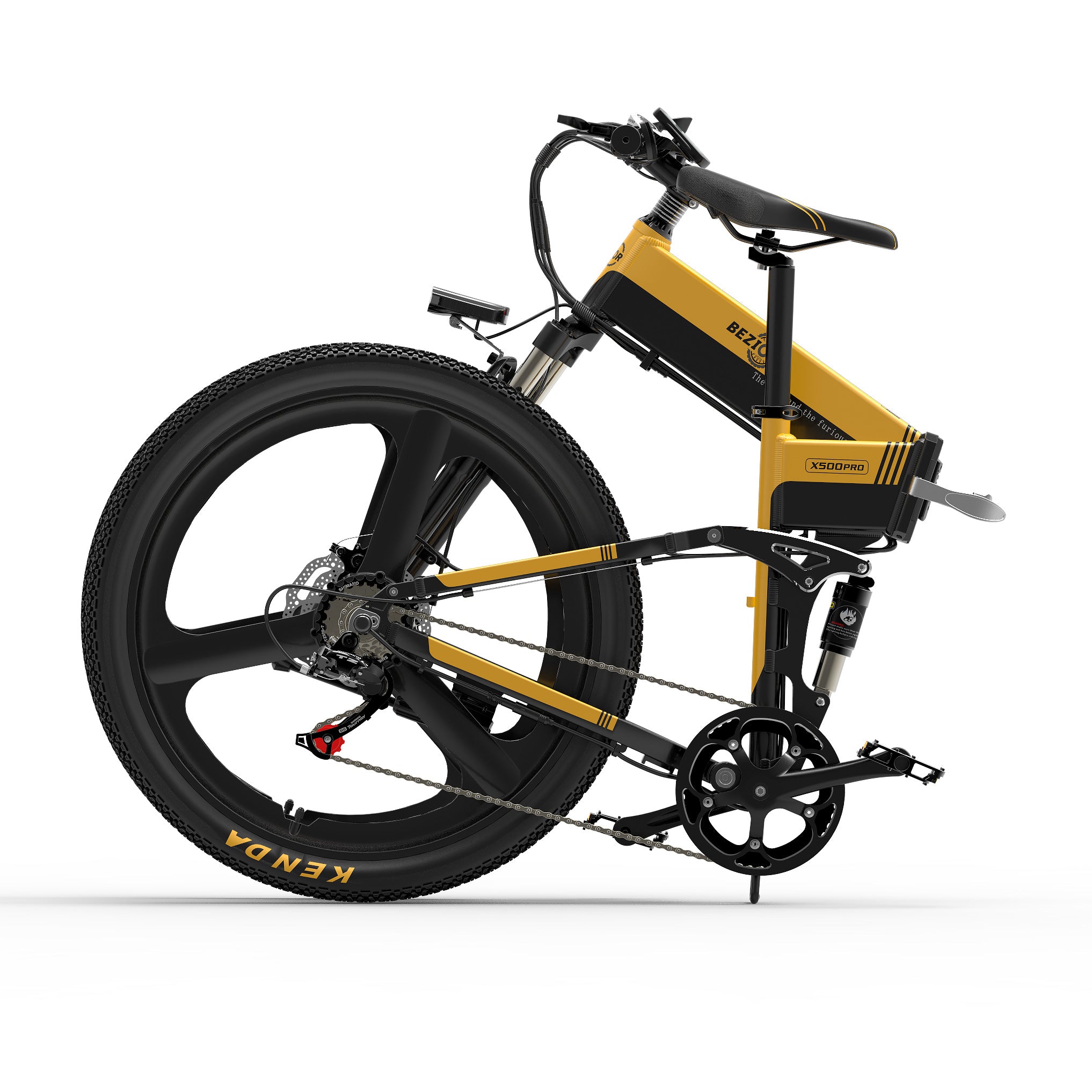 Bezior X1500 Vélo Original Roue Avant et Arrière Sans Pneus