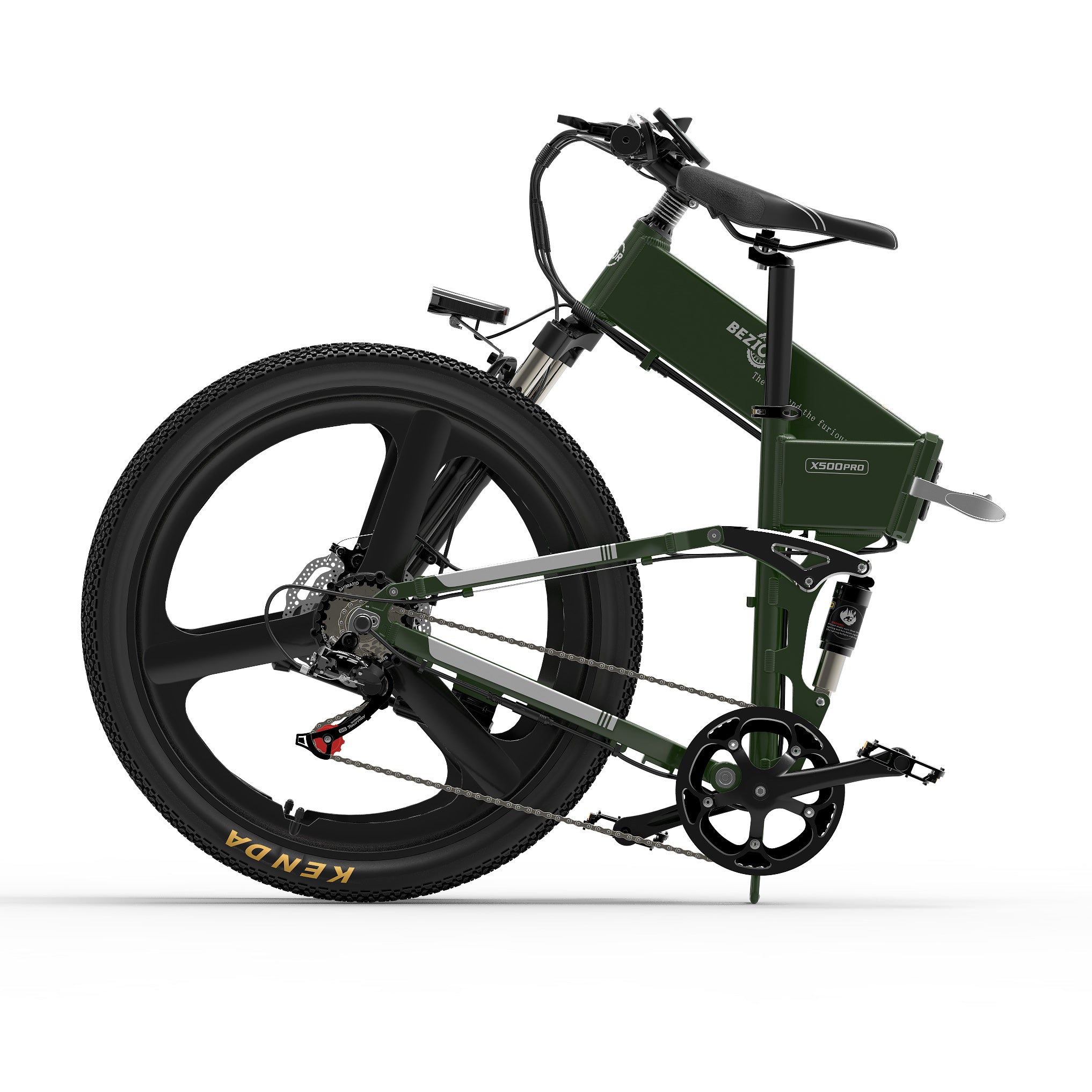 Bezior X1500 Vélo Original Roue Avant et Arrière Sans Pneus