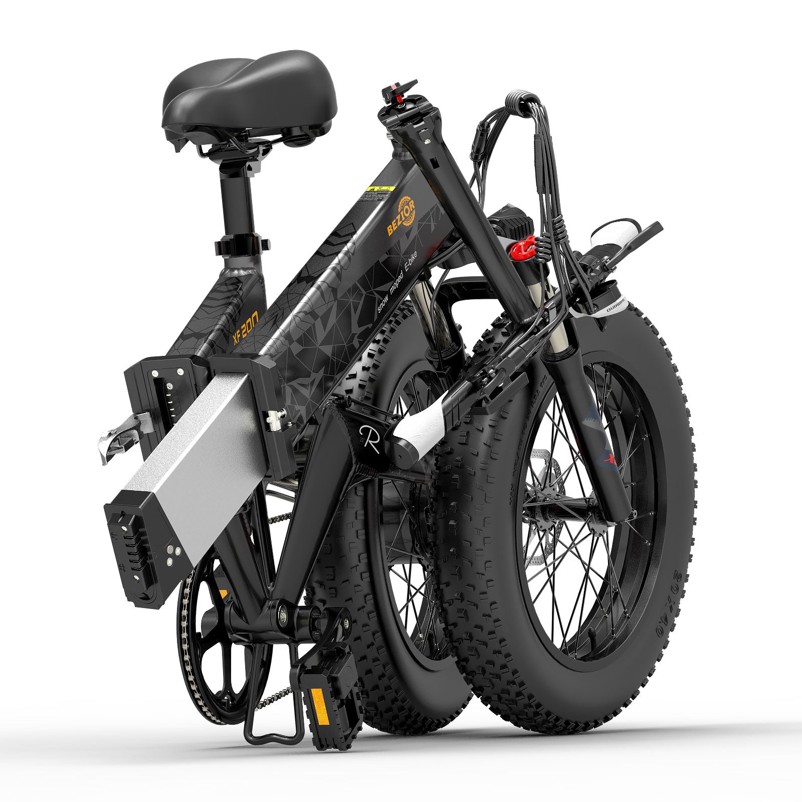 Bicicletta pieghevole da montagna elettrica Bezior XF200