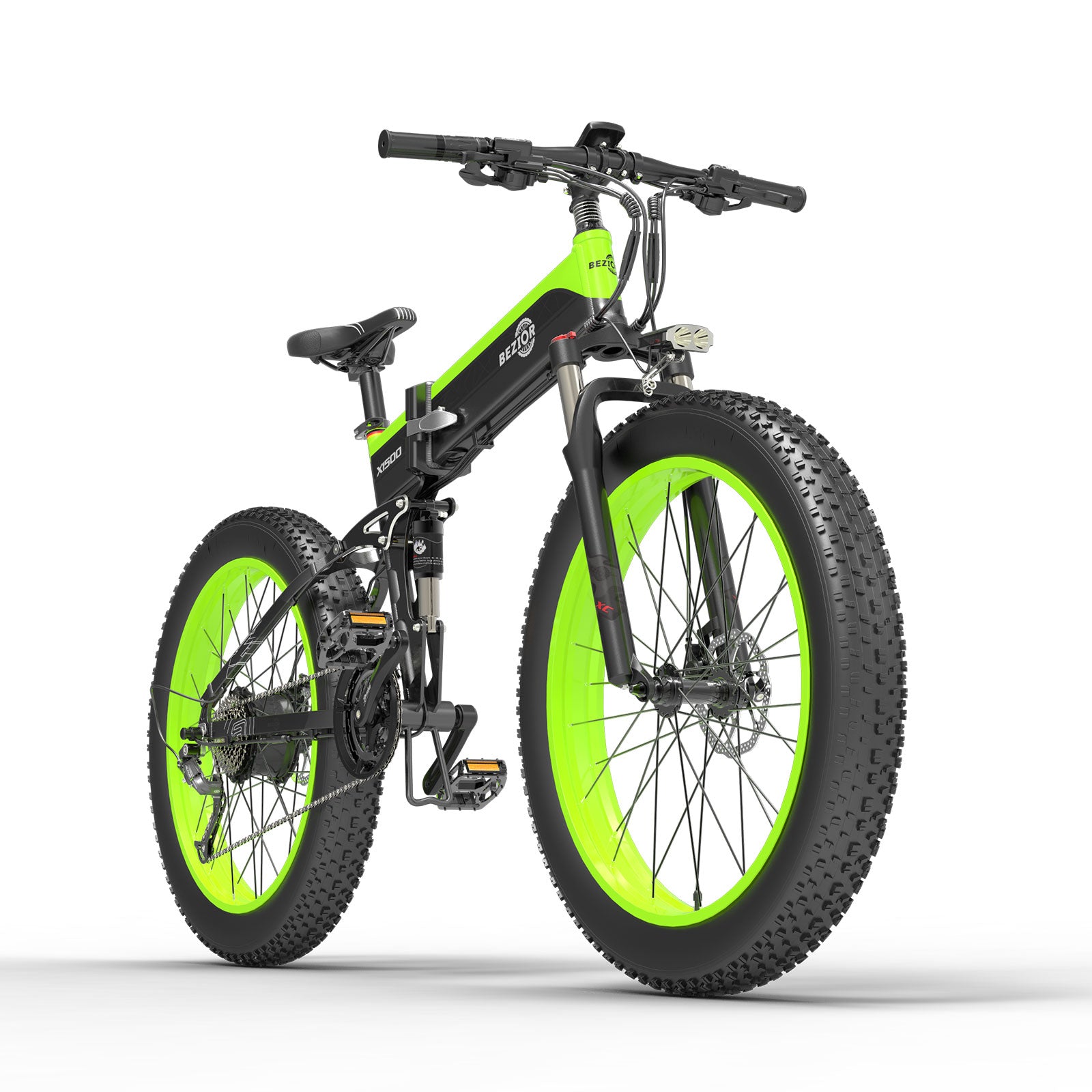 Bezior X1500 1500W Electric Mountain Folding Bike