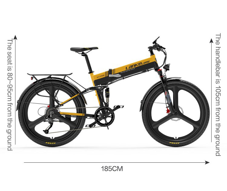 Lankeleisi XT750 Sports 500W Electric Mountain Folding Bike