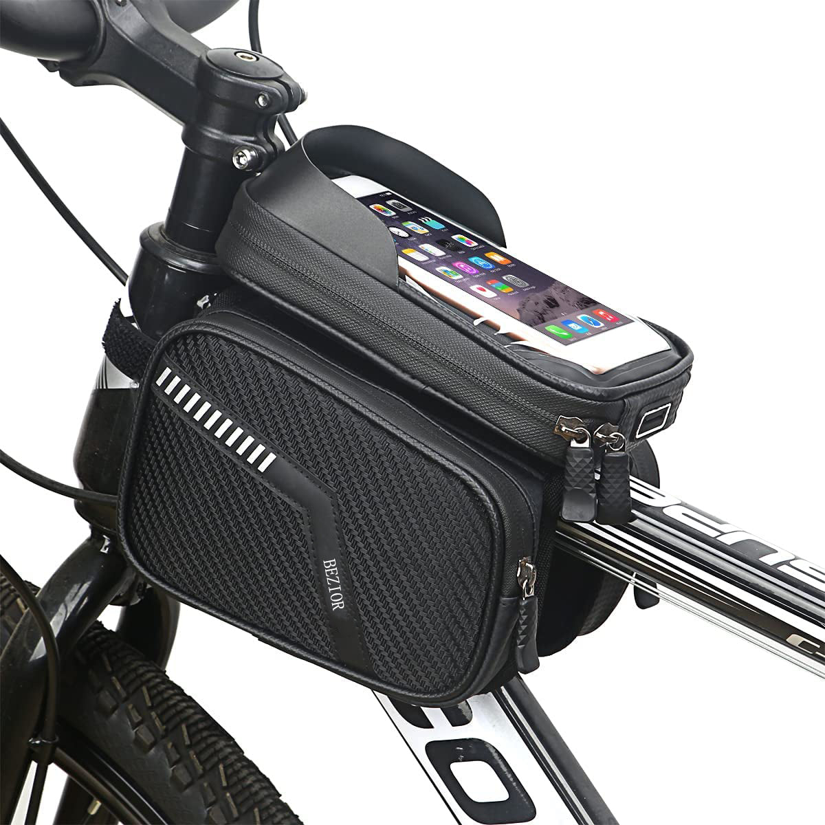 Bezior Ya393 Waterproof Frame Cell Phone Storage Bicycle Bag 3
