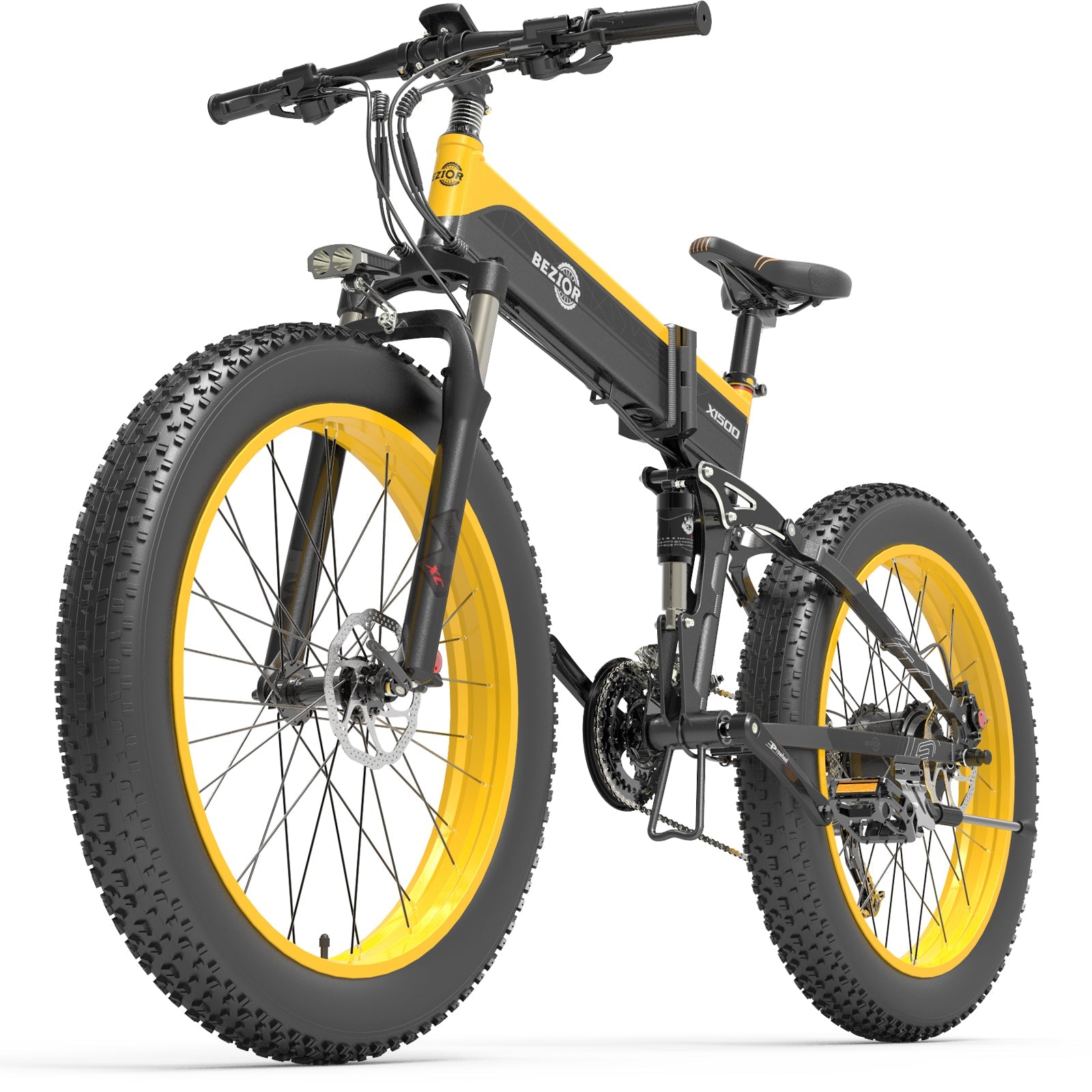 BEZIOR Ebike Wheels 26*4.0 inch Bike Inner Tubes 26*1.95 Presta Valve Bicycle Fat Tires 11