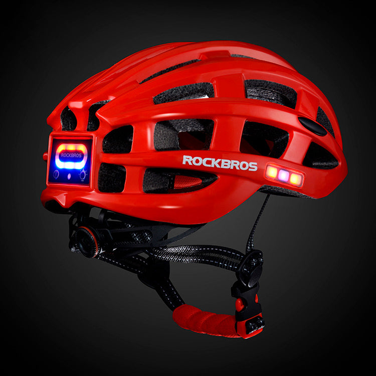 Casco di allarme luminoso per bicicletta