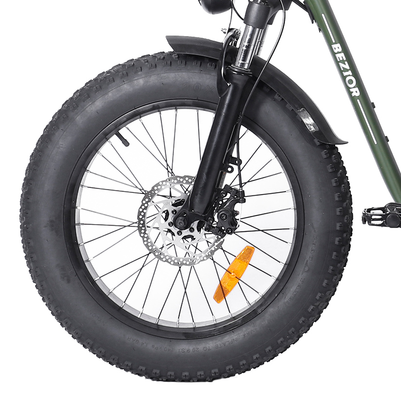 Roda dianteira/traseira original da bicicleta Bezior XF001 (sem pneus)