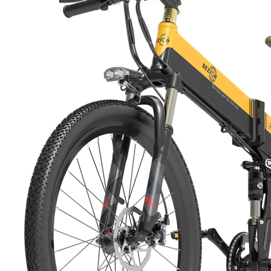 Bezior Alloy Steel Strengthen Reinforced Front Fork Bicycle Suspension Fork