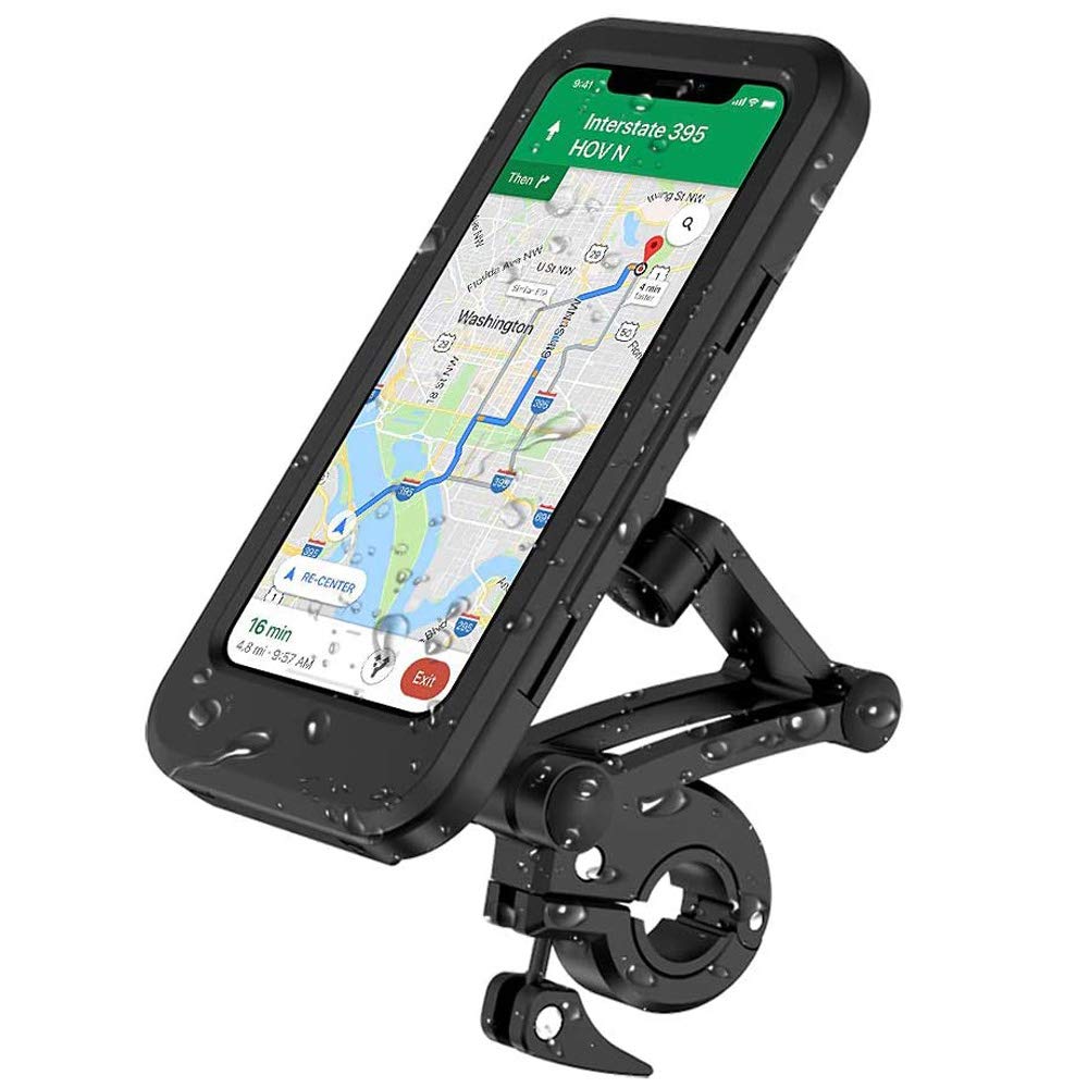 Support de téléphone portable à écran tactile étanche pour vélo