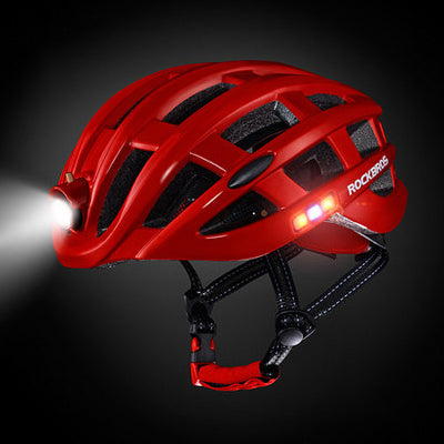 Bicycle Warning Light Alarm Helmet