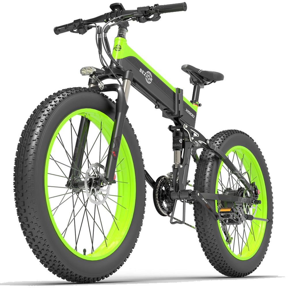 Bezior X1500 Electric Mountain Folding Bike - GOGOBEST Bike 6