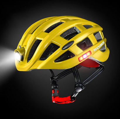 Casco de alarma de luz de advertencia de bicicleta