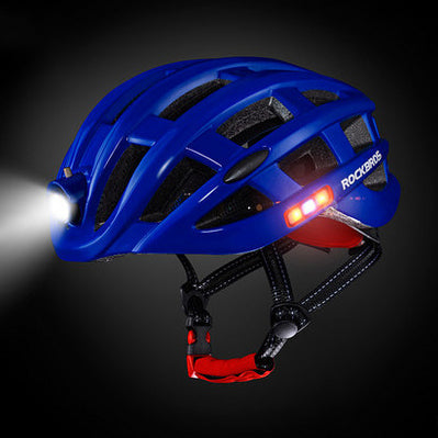 Casco de alarma de luz de advertencia de bicicleta