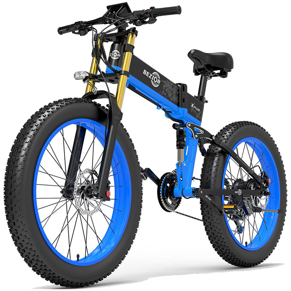 Bezior X Plus Electric Mountain Folding Bike - GOGOBEST BIKE 8