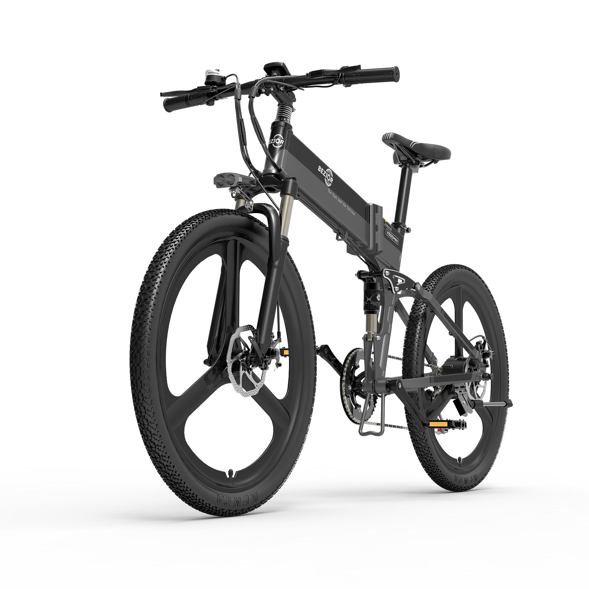  Integrated Tire Electric Mountain Folding Bike
