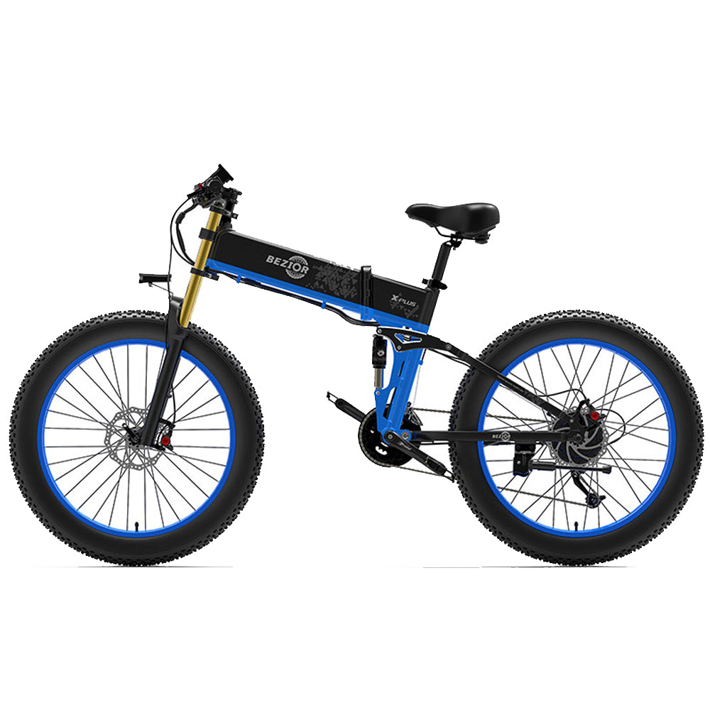 Bezior X Plus Electric Mountain Folding Bike